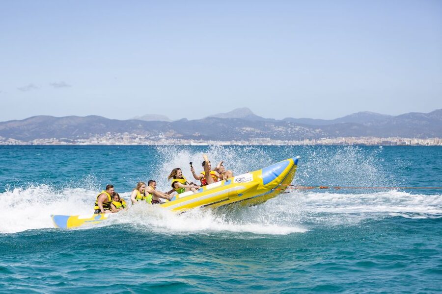 Playa de Palma: Banana Boat Ride - Meeting Playa del Arenal and Finding Life & Sea