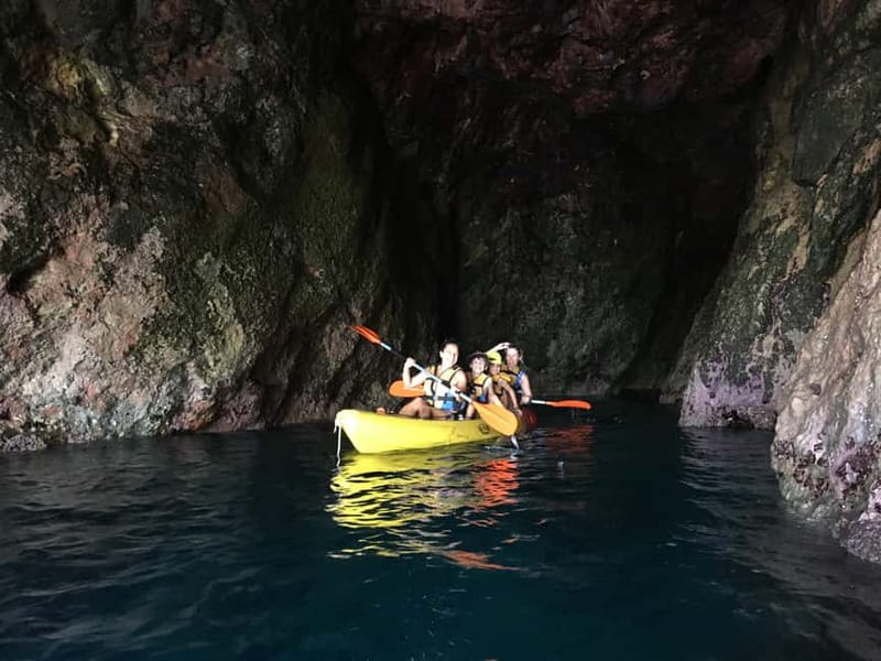 Pollença: Kayak Discovery – Snorkeling and Caves - Snorkeling in transparent water: what you should expect
