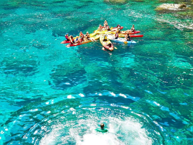 Pollença: Kayak Discovery – Snorkeling and Caves - The short training that keeps you relaxed (and safe)