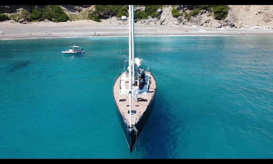Port d'Alcúdia, Mallorca: Shared Half Day Sailing Trip - The Best Photo Moment: Steering Time and Time Up on the Boom