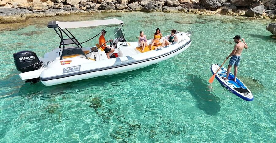 Private Boat Trip & Snorkel to Marine Reserve Mallorca - Cala Blava Marine Reserve snorkeling, caves, and that first clear-water feeling
