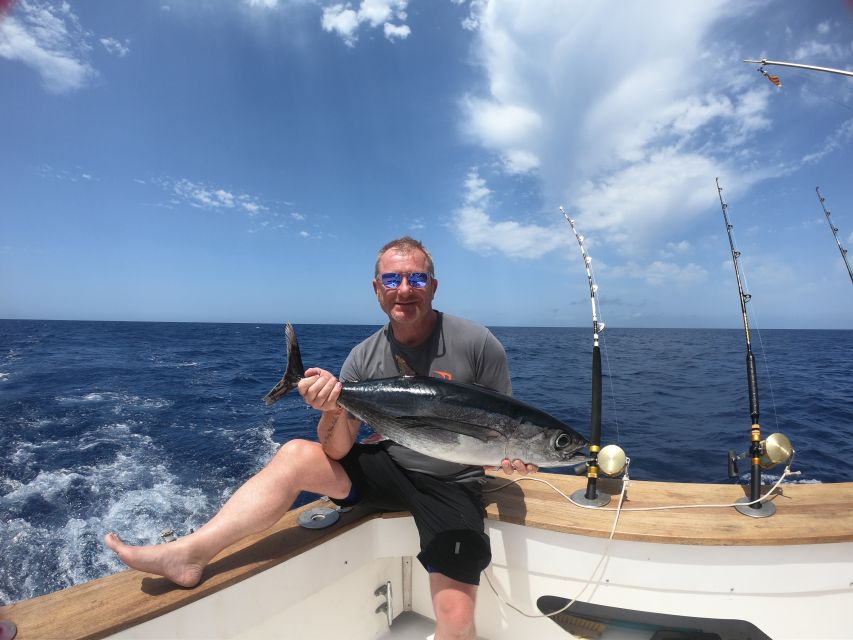 Private Fishing Charter Mallorca - Your 38-Foot Bertram: Electronics and Space That Actually Help