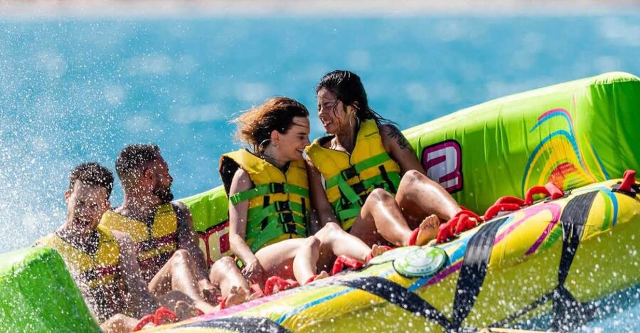 S'Arenal: Aqua Rocket Water Roller Coaster Ticket - Finding the right beach moment at SArenal