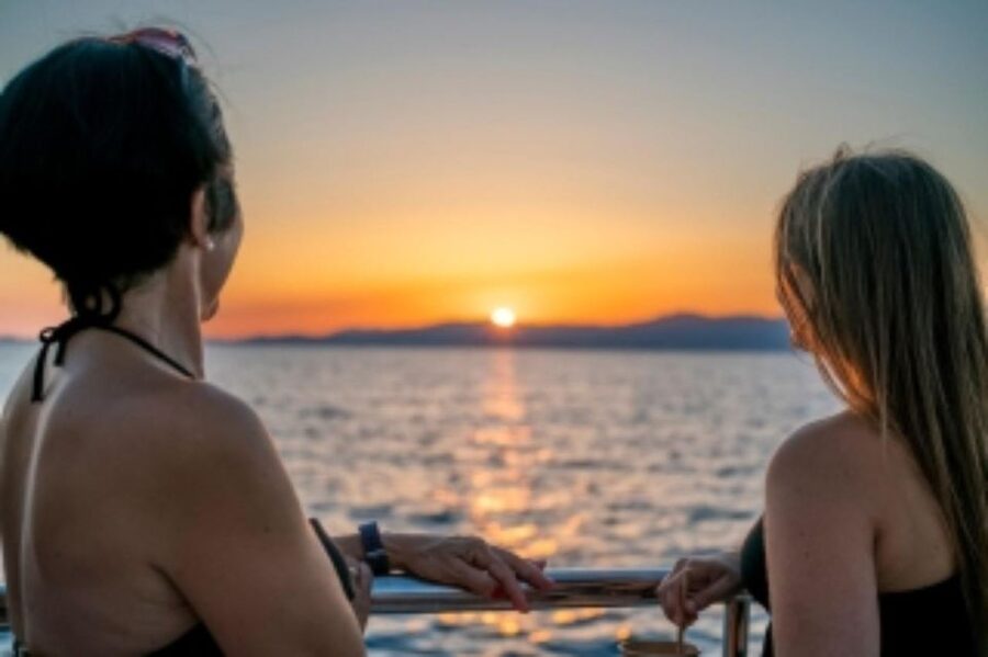 S'Arenal: Sunset Catamaran Cruise with BBQ - The Route: Palma Bay to Cap Enderrocat, Then Cala Vella