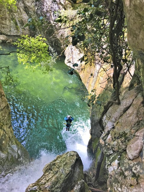 Serra de Tramuntana: Canyoning and boat return - The end of the ravine at sea, then the speedboat wait