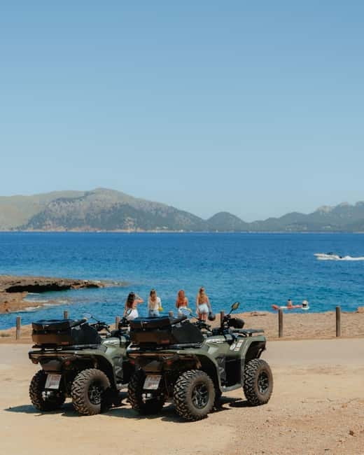 Sunset Quad Tour Alcudia - Stop 1: Riding the historic walls of Alcudia old town