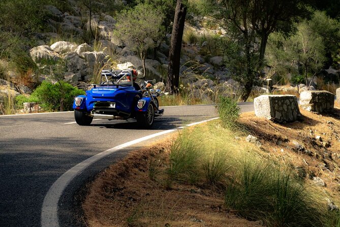 Unique V8 Trike Tour to the Tramuntana Mountains min2 max.4 Pers - Stop 2: Port d’Andratx for Harbor Life and Promenade Time